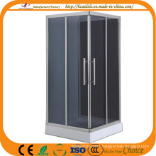 Grey Glass Square Tray Bathroom Shower (ADL-8604)